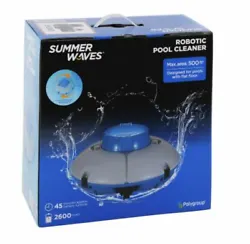 Robotic cleaner to automatically clean your pool hands free. Suitable for maximum pool depth of 6 ft (1.8 m). Maximum...