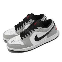 Nike Air Jordan 1 Low Light Smoke Grey Men AJ1 Casual Lifestyle Shoes 553558-030   S/N:  553558030  Color:  LT SMOKE...