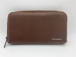Rosetti Womens Wallet Solid Brown Faux Leather Zip-Around Compartments 7”x4”. Condition is “New” without tags....