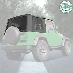 For 1997-2006 JEEP WRANGLER TJ Except Unlimited. Right Quarter Tinted Window. Left Quarter Tinted Window. Rear Tinted...