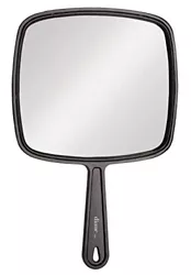 The Diane TV Mirror is a standard plastic handheld mirror that can also be hung on a wall, as it has a hanging hole in...