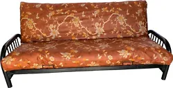 This cover has zippers rounding on 3 sides, it is easily to install the cover on your futon mattress and take it off...