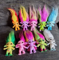 THE ZELFS TROLLS DOLLS LOT OF 10 figures in played with condition. Sold as-is. Please see pictures and ask all...
