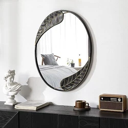 [Easy Installation]With its lightweight construction, the decorative mirror requires minimal effort to lift and...