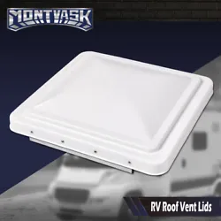 This RV Roof Vent Cover is designed to allow fresh air ventilation and light into your RV, rain or shine, so you can...