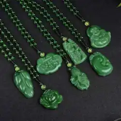 Production number: imitation jade necklace. Sales serial number: imitation jade necklace. Type: sweater chain, long...