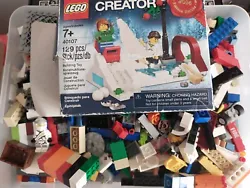 Lego Vrac Lot..+ Boîte Incomplète 40107 avec notice( voir photo n 9)+ figurines.