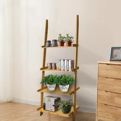 It can be useful in many rooms and adjusted to fit your needs. Bookshelf ladder can be mounted to a wall for heavy...