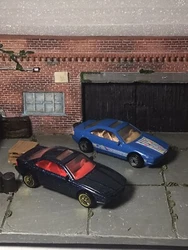 Hot Wheels BMW 850i Lot Of Two U/H Blue And One Blue Metal Flake. Condition is 