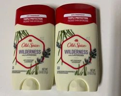 🌴 Old Spice Fresh Collection Ant-Perspirant & Deodorant, WILDERNESS LAVENDER 2.6 oz 🆕.
