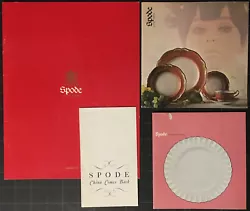 Four Spode China Catalogs / Brochures.