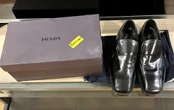 NIB with original dust bag never worn Prada men dress shoes, Size 8-8.5 USAuthentic, quality, classic, always in...