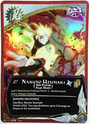 Christmas Promotion Limited 1 Discount carte naruto ccg Collectible Card Game 81 Foil neufConditions 100%Product :...