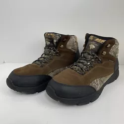 Herman Survivor Camo Insulated Waterproof Mens Hiking/Hunting Boots Size 12.. Real Good Condition.