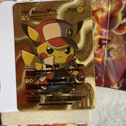 Pokemon Ash Pikachu Cosplay Card Fan 🖼️ NM.