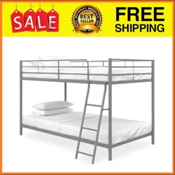 More room to play is what you get with the Mainstays Small Space Junior Twin over Twin Bunk Bed! It also includes...