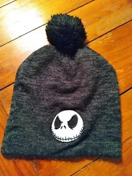 Disney The Nightmare Before Christmas Winter Beanie Hat W/Pom Pom Adult Size.[RCLB9] Nice beanie fits most 14 years of...
