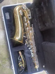 Selmer Bundy Alto Saxophone with Case. Comes as shown in photos above