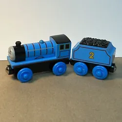 Thomas And Friends Wooden Railway Edward With Tender Learning Curve . Condition is Used. Shipped with USPS Ground...