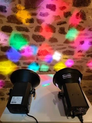 Base de Mushroom halogène reconditionné en LED sur dissipateur thermique. 2x LED 30w.