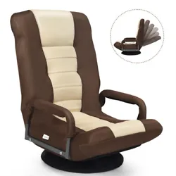 Adjust the backrest to your desired Angle with ease, which only needs you to exert your body pressure on it. More, a...