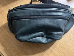 Vintage Green Chevy Truck Buxton Leather 3 zip Bike Bag Fanny Pack Waist Bag NWT