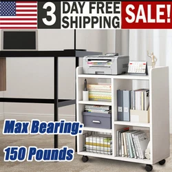 Using plate material, this bookcase is stable and durable enough to ensure a long lifespan. Practical filing cabinet...