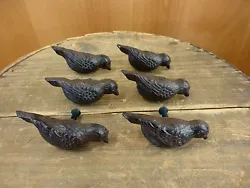 These pretty bird pulls are full of rustic charm and will add a touch of natural beauty to any furniture or storage...