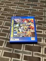 JAPANESE Playstation PS Vita - Dragonball Z Battle of Z. Condition is Very Good. Shipped with USPS Ground Advantage.
