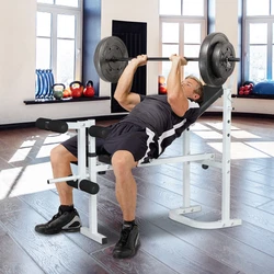 It is a versatile bench that conveniently adjusts to flat and incline positions. Fixed uprights hold a lot of weight in...