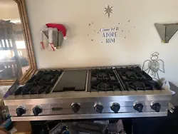 Viking range top 6 burner with griddle, priced to sell 48 inch. In excellent shape, hasn’t been used muchIt has a...