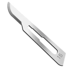 These scalpel blades can be attached with several scalpel handle types 3, 3L, 3R, 5, 7 and Siegel Scalpel Handles.