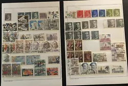 timbres oblitérés Espagne 1981. Année quasi complète. YT 2233 à 2261 + A0298/A0299. Manque YT 2233a et 2261....