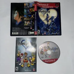 Kingdom Hearts (PlayStation 2 PS2) CIB Complete W/Manual. Disc is in excellent condition Game has been tested