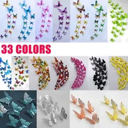 Quantity: 12pcs. 03 not luminous. 04 not luminous. Usage: fold the wings to create the 3d effect, use the double sides...