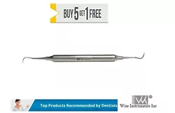 7/8 YOUNGER-GOOD CURETTE cutting edges and a rounded toe. The elliptical blade shape has a rounded toe and is 1 mm....