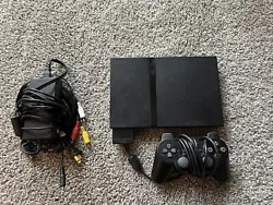 used Sony PlayStation 2. Everything works as should. Comes with console, all cords, memory card, and a few games. (Tv...