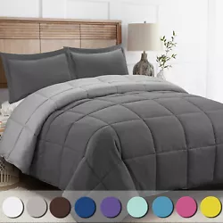 This comforter can be used with a duvet cover or not, upon your choice. If used as duvet insert, just let duvet cover...