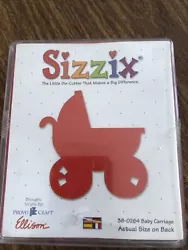 SIZZIX ELLISON PROVO DIE CUTS 38-0264 BABY CARRIAGE STROLLER Buggy. I don’t think I ever used this die , my kids were...