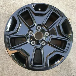 Models: Wrangler 2013-2017. The wheel is a GENUINE OEM OR FACTORY. The wheel is GOOD condition. The wheel has scratches...