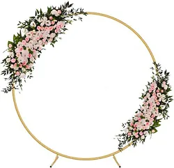 Do not dismiss your dream. 【Wedding Arches for Ceremony】The circle backdrop stand can bring romantic atmosphere,...
