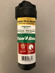 Rain Bird 5000 Pro Rotor Sprinkler Head. 40 to 360 Degree Adjustable Coverage. 26 - 38 Distance. 12 Nozzles Included...