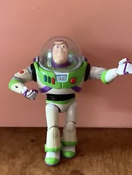 Toy Story Collection Buzz Lightyear Thinkway Toys — For Parts Only Untested. Blemishes:buzz helmet 1 hinge is broken...