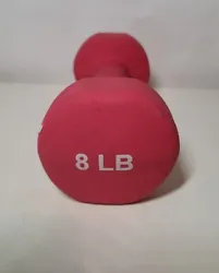 8lb Rubber Neoprene Dumbbell Weight Fitness Home Gym Lifting Wellness.  You will be receiving the item pictured, so...