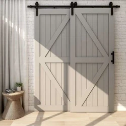 ️Right Choice to Your Door: This barn door hardware kit fits 3-5cm thickness door; Door weight capacity: 100kg. ️...