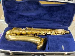 Type of Saxophone?. Type of Saxophone Baritone / Bass. THIS ITEM IS FOR PARTS ONLY. SEVERAL MISSING PIECES. Parts &...