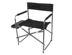 Direct yourself into the delightful seat of this Ozark Trail Directors Chair with Side Table. Comfort and ease of setup...