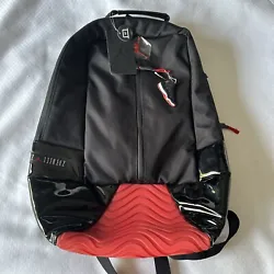Nike Air Jordan 11 Retro Bred Plyoff 15”Red/Black Backpack Book bag (9A1971-KR5).