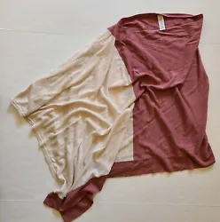 Lululemon Yin Poncho Color Block Heathered Cherry Tint/ Heathered Dune OS. View photos for measurements, no visible...