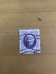 #1399 18 CT ELIZABETH BLACKWELL USED, Free Shipping.  2 stamps First woman physician